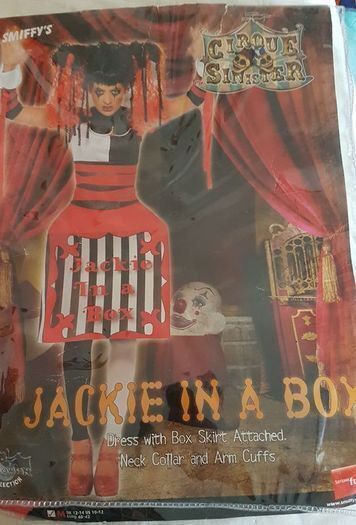 Smiffys Jackie in a Box Costume, Medium 10 to 14