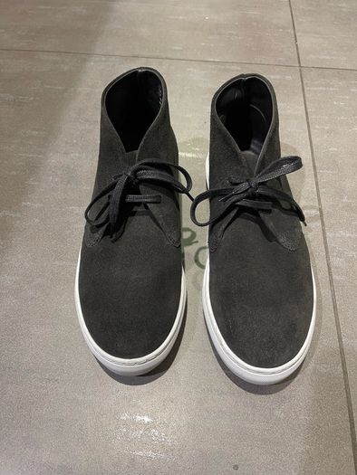 COS. UK -8, EU-42 Suede High-Top Sneakers  HUGO BOSS Lacoste Tommy Hilfiger trainers boots Ecco The North Face