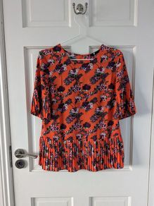 Orange Floral Top Size 10 (BNWT)