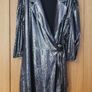 F&F Glittery Coat Dress Size 16 Image 2