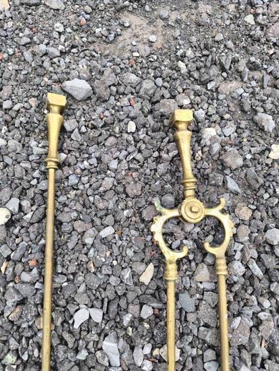 brass fire irons