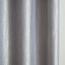 Goodwood Silver Thermal Insulated, Energy Saving, Blockout/Dimout Eyelet Pair of Curtains with Horizontal Wave Pattern 46 x 54 inch (FREE SHIPPING) Image 4