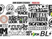 jdm car stickers