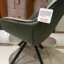 Velvet rotating chair Image 4