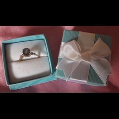 Gold Colored Stone Diamond Ring