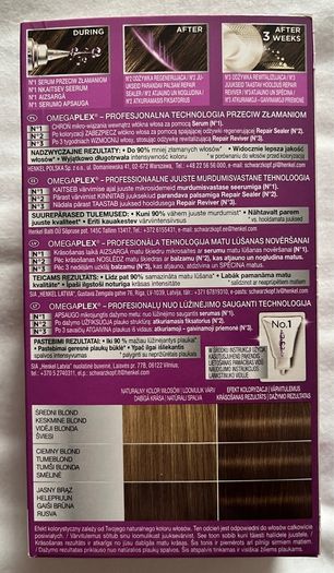 8 x Schwarzkopf Color Expert 6.16 pearly brown