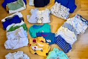 Boy Clothes Bundle 6 - 9 Months - 37 Items