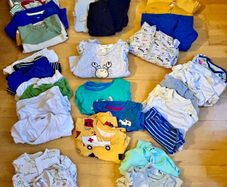 Boy Clothes Bundle 6 - 9 Months - 37 Items