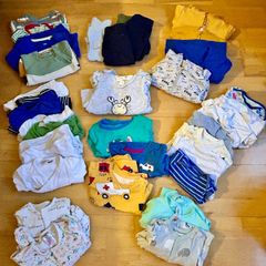 Boy Clothes Bundle 6 - 9 Months - 37 Items