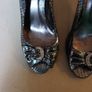 Lunar Elegance  Open Toe Sparkle  Shoes.  S. 40 - 7. New. Image 2