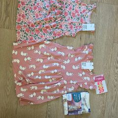 Girls dresses, Frozen pyjamas and hair clips