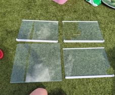 Glass fridge inserts