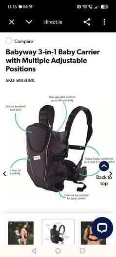 baby carrier