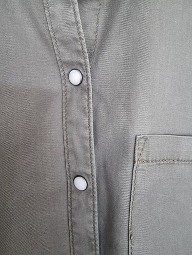 BDG Khaki Cotton Shirt,  Size M