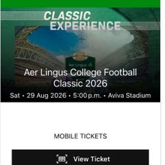 Aer lingus college football