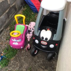 little tikes & scuttle big & pink car