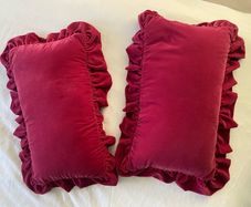 Velvet Frill Cushions