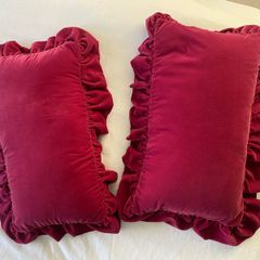 Velvet Frill Cushions