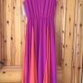 Purple and Orange dress Image 2