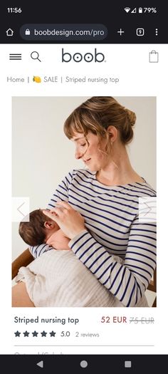 Breastfeeding top from Boob Design