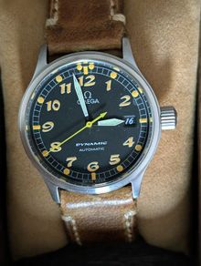 Omega Dynamic Pilot automatic vintage watch - RARE