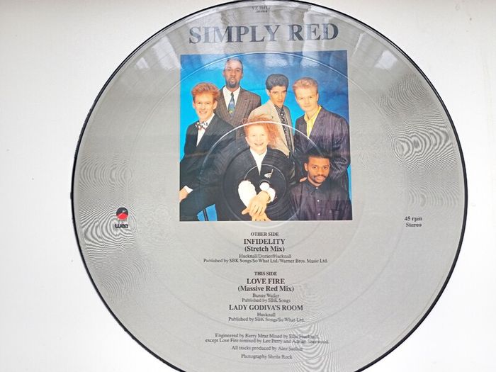 Simply Red  Infidelity 12,, Picture Disc