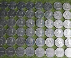 Esso World Cup Mexico 1970 coins and Shell collectible Coins Tokens