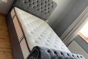 Brand New Sleigh Chesterfield Bed Frame With Mattress