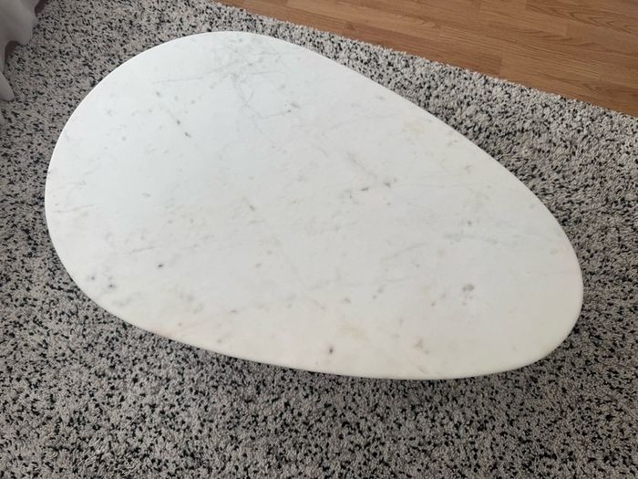 Marble coffee table