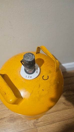 Gas cylinder empty
