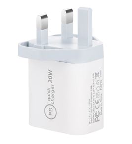New UK IRL 20W PD Main Type C Quick Fast Charger Hub Wall Power Adapter #1322