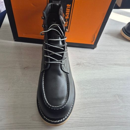SL-Saint, Men's Leather  Moc Toe Boots, UK12 EU47