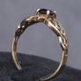 Vintage Fully Hallmarked Gold Garnet Ring Birmingham  Size 57 Image 5
