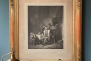 I bought this print because of the very nice old frame.