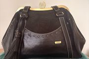 TOUS Black Leather Frame Bag  As New