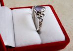 Tanzanite Silver Ring