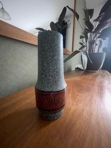 Jasba West German Marble Ground Vase