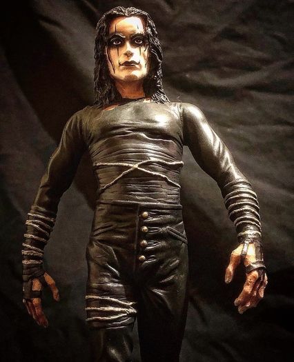 The Crow Cold - Cast Porcelain Autographed