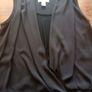 Joseph Ribkoff black chiffon asymmetrical top size S RRP190 Image 4