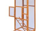 Bird Cage Wood 65x63x165 cm