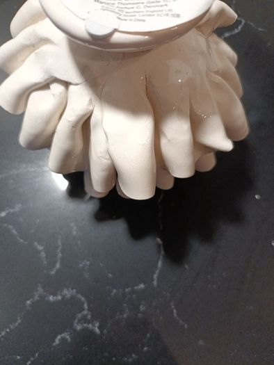 Taper candle  ceramic holder