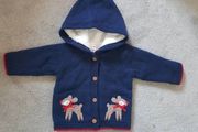 F&amp;F Christmas Hooded cardigan up to 1 month