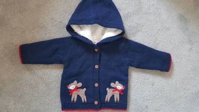 F&F Christmas Hooded cardigan up to 1 month