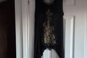 HARD ROCK CAFE HONOLULU Womens sleeveless String detailing black medium
