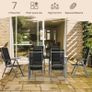 7 Piece Folding and Reclining Dining Set (LIMITED STOCK) Image 4