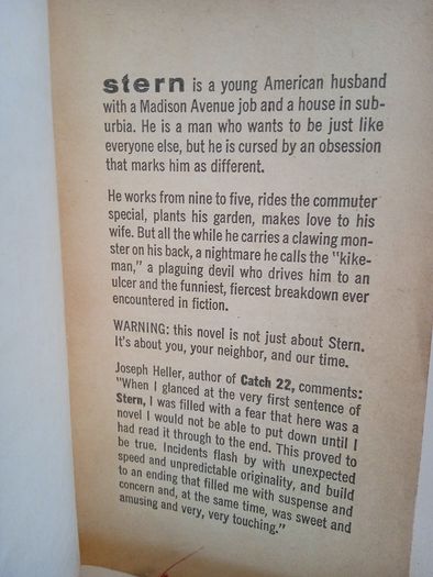 Stern by Bruce Jay Friedman (RB472)