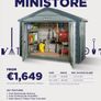 Adman Ministore Garden Shed Image 6