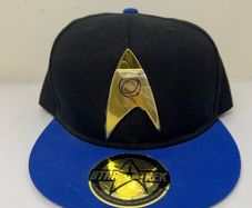 Original Star Trek Spock Blue SnapBack Adjustable Hat Cap 2016