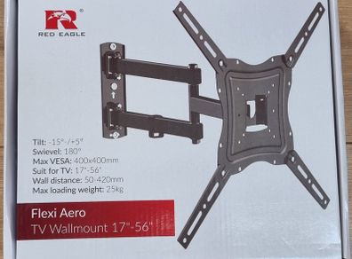 TV Wall Mount Bracket Tilt Swivel Full Motion 17-56"