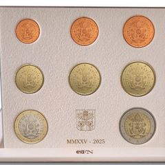Vatican Brilliant Uncirculated Euro Coin Set 2025